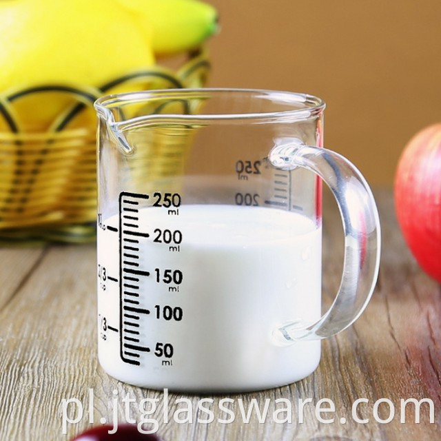 Reusable Measuring Glass Milk Mugs